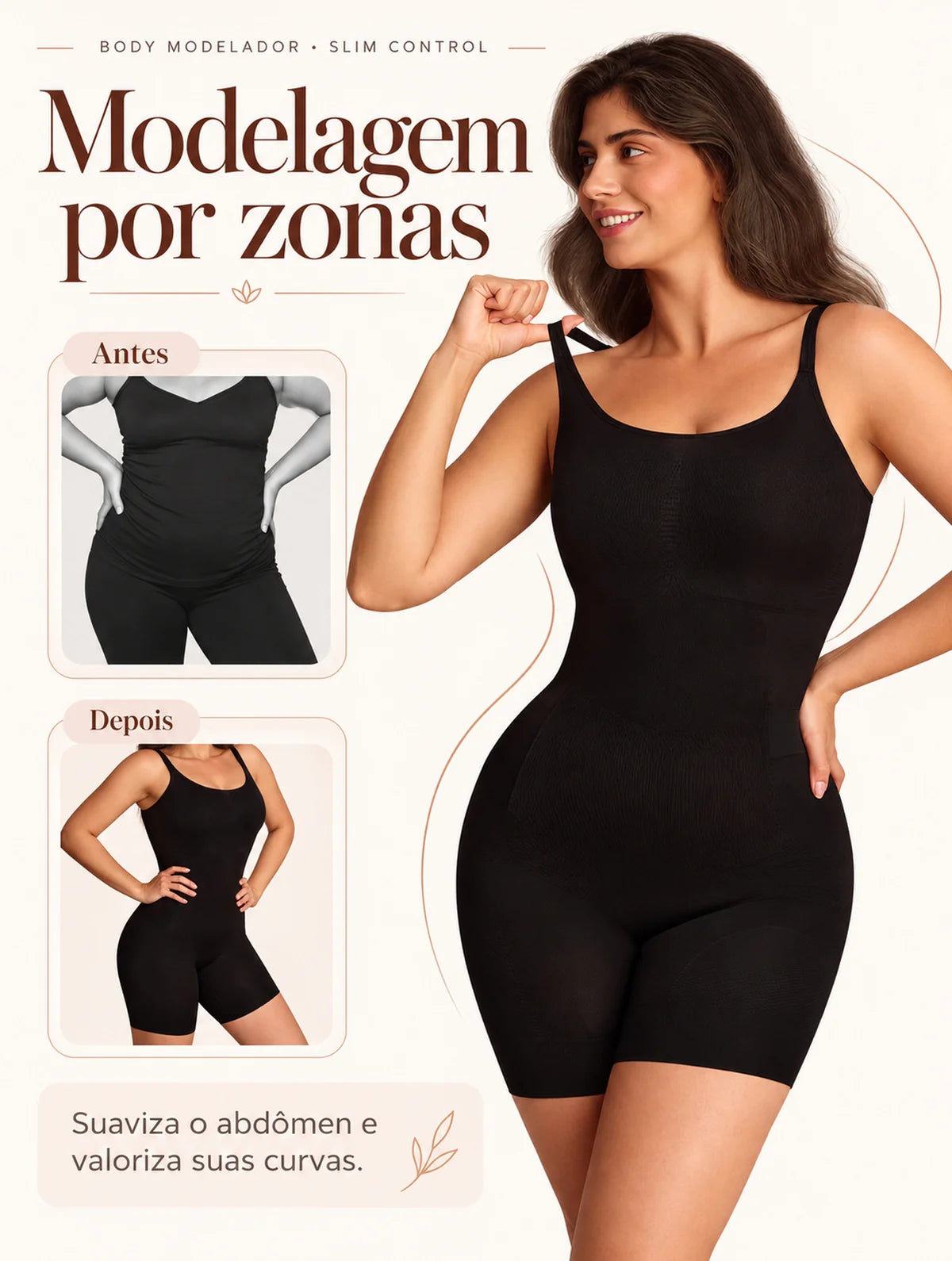 Body Modelador Slim Control