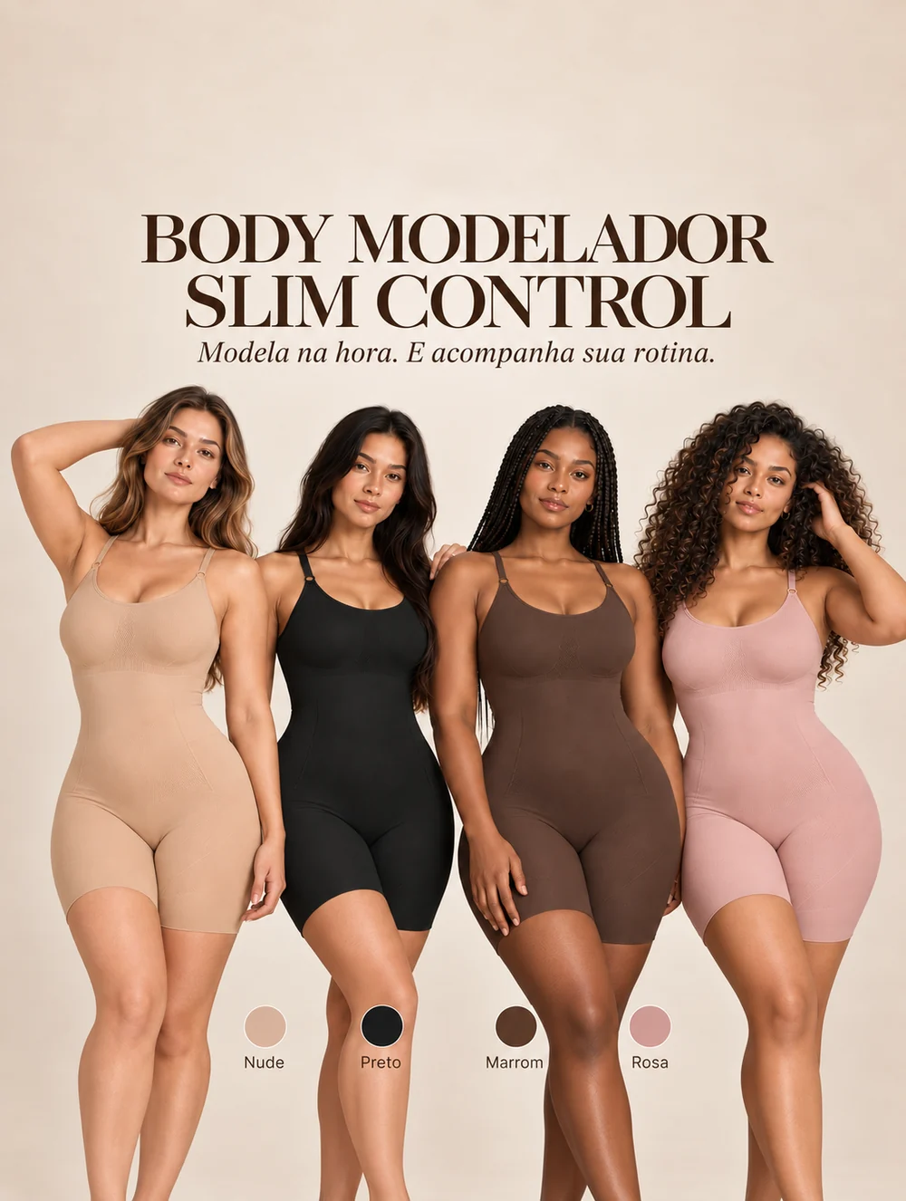 Body Modelador Slim Control